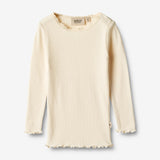 Wheat Main Rib T-Shirt L/S Reese Jersey Tops and T-Shirts 3171 cream
