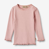 Wheat Main Rib T-Shirt L/S Reese Jersey Tops and T-Shirts 1188 rose frost