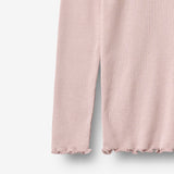 Wheat Main Rib T-Shirt L/S Reese T-Shirt 1354 soft lilac