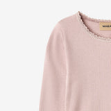 Wheat Main Rib T-Shirt L/S Reese T-Shirt 1354 soft lilac