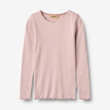 Wheat Main Rib T-Shirt L/S Reese T-Shirt 1354 soft lilac