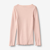 Wheat Main Rib T-Shirt L/S Reese T-Shirt 2317 dim rose