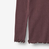 Wheat Main Rib T-Shirt L/S Reese T-Shirt 3030 fudge