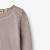 Wheat Main Rib T-Shirt L/S Reese T-Shirt 9531 dusty purple