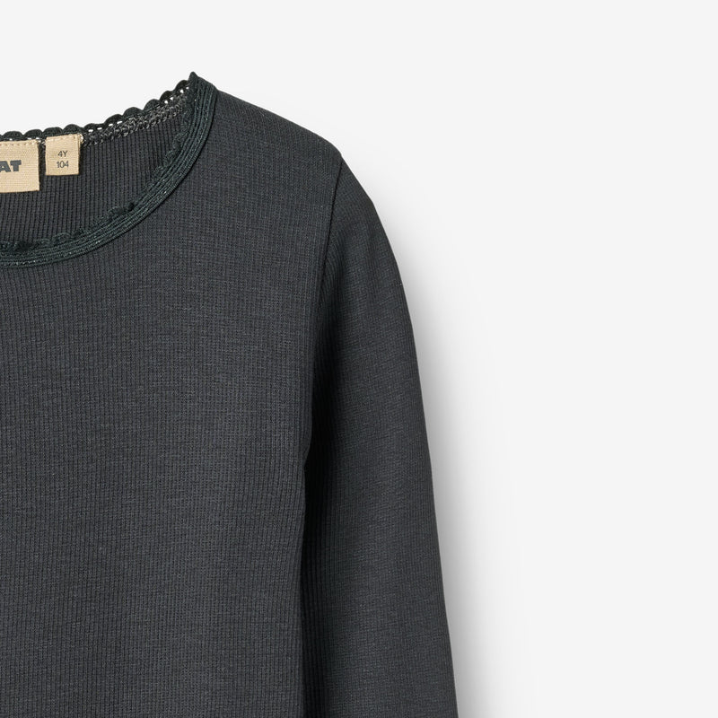 Wheat Main Rib T-Shirt L/S Reese T-Shirt 9561 night