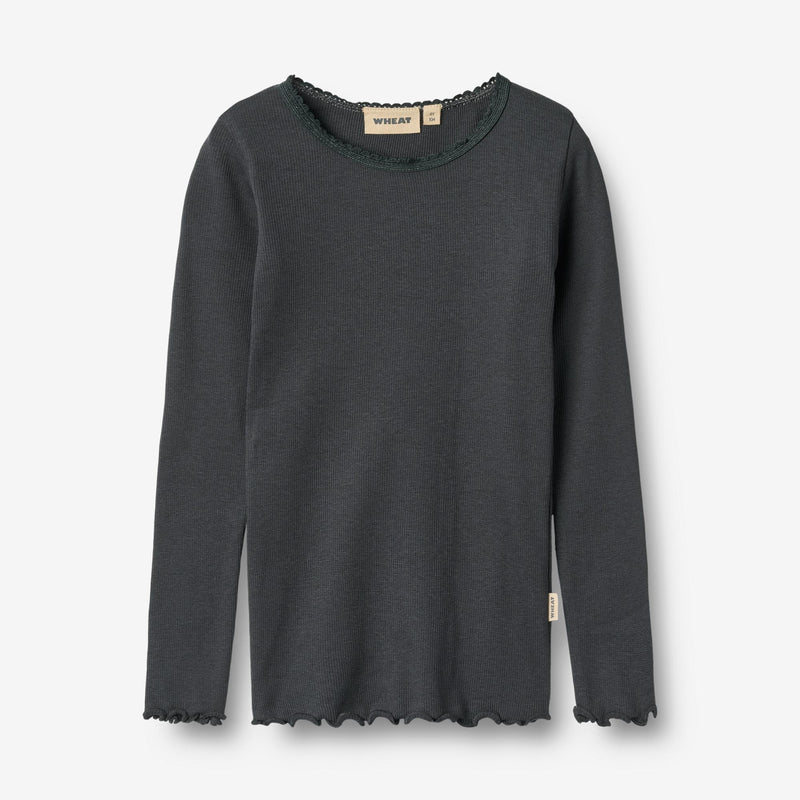 Wheat Main Rib T-Shirt L/S Reese T-Shirt 9561 night