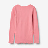 Wheat Main Rib T-Shirt L/S Reese T-Shirt 9568 soft pink