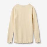 Wheat Main Rib T-Shirt L/S Reese T-Shirt 9631 barely apricot