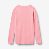 Wheat Main Rib T-Shirt L/S Reese T-Shirt 9638 bubblegum