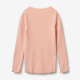 Wheat Main Rib T-Shirt L/S Reese T-Shirt 9658 rose cloud