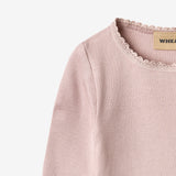 Wheat Main Rib T-Shirt L/S Reese T-Shirt 1354 soft lilac