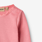 Wheat Main Rib T-Shirt L/S Reese T-Shirt 9568 soft pink