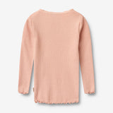 Wheat Main Rib T-Shirt L/S Reese T-Shirt 9658 rose cloud