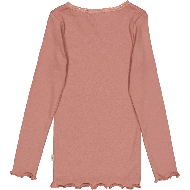 Wheat Main Rib T-Shirt Lace LS Jersey Tops and T-Shirts 2112 rose cheeks