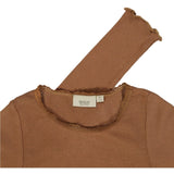 Wheat Main Rib T-Shirt Lace LS Jersey Tops and T-Shirts 9003 acorn
