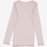 Wheat Rib T-Shirt Lace LS Jersey Tops and T-Shirts 1354 soft lilac