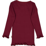 Wheat Main Rib T-Shirt Lace LS Jersey Tops and T-Shirts 2390 red plum