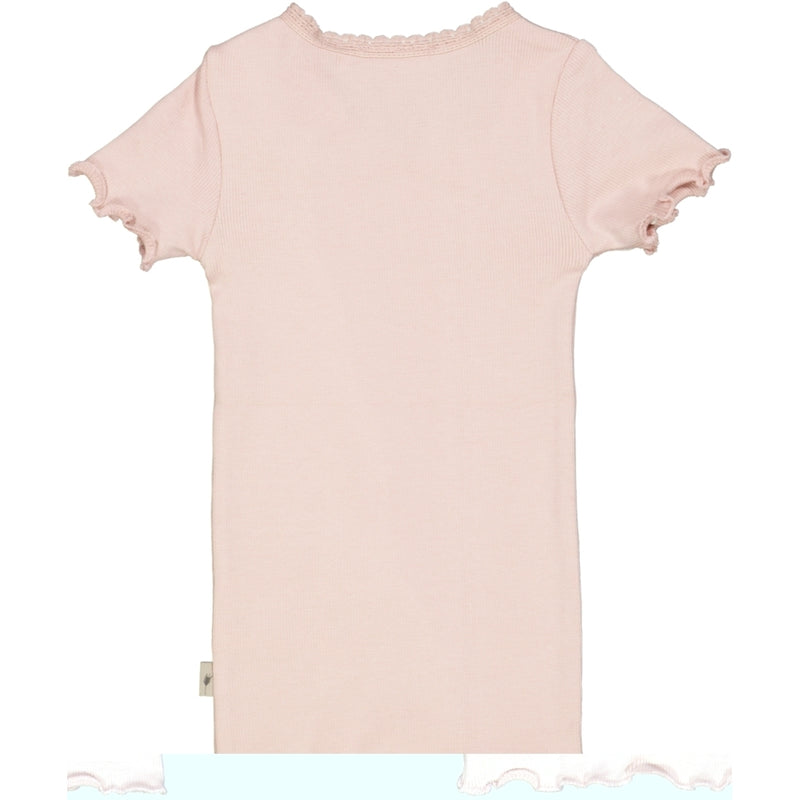 Wheat Main Rib T-Shirt Lace SS Jersey Tops and T-Shirts 2400 powder