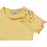 Wheat Main Rib T-Shirt Lace SS Jersey Tops and T-Shirts 5083 sahara sun