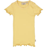 Wheat Main Rib T-Shirt Lace SS Jersey Tops and T-Shirts 5083 sahara sun