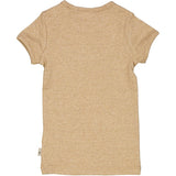 Wheat Main Rib T-Shirt SS Jersey Tops and T-Shirts 3230 sand melange