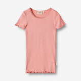 Wheat Main Rib T-Shirt S/S Katie Jersey Tops and T-Shirts 2509 rosette