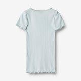Wheat Main Rib T-Shirt S/S Katie Jersey Tops and T-Shirts 4030 light blue