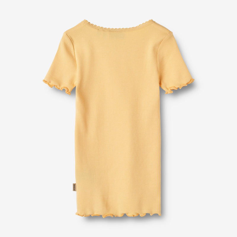 Wheat Main Rib T-Shirt S/S Katie Jersey Tops and T-Shirts 5001 pale apricot