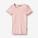 Wheat Main Rib T-Shirt S/S Katie Jersey Tops and T-Shirts 2281 rose ballet
