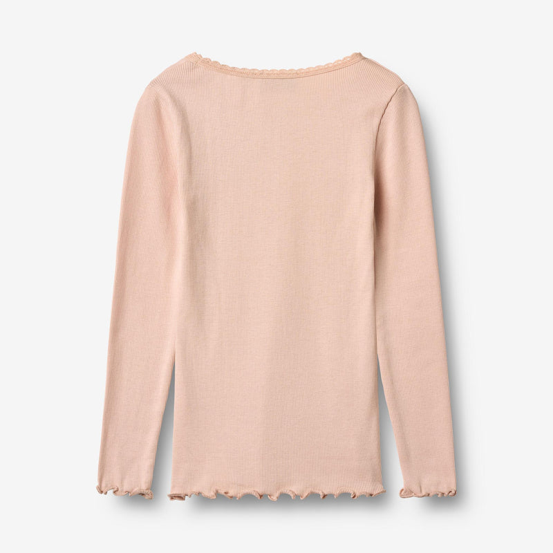 Wheat Main Rib T-shirt L/S Reese Jersey Tops and T-Shirts 2400 powder