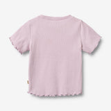 Wheat Main Rib T-shirt S/S Alicia T-Shirt 1346 lavender