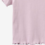 Wheat Main Rib T-shirt S/S Alicia T-Shirt 1346 lavender