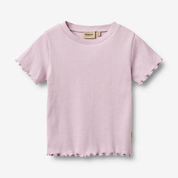 Wheat Main Rib T-shirt S/S Alicia T-Shirt 1346 lavender