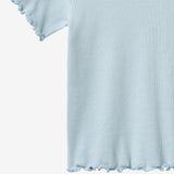 Wheat Main Rib T-shirt S/S Alicia T-Shirt 2703 summer sky