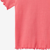 Wheat Main Rib T-shirt S/S Alicia T-Shirt 9668 watermelon