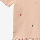 Wheat Main Rib T-shirt S/S Alicia T-Shirt 2475 rose flowers