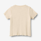 Wheat Main Rib T-shirt S/S Irene T-Shirt 9629 almond peach