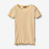 Wheat Main Rib T-shirt S/S Katie T-Shirt 9430 macadamia