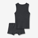 Wheat Main Rib Underwear Louis Underwear 1432 navy