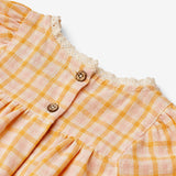 Wheat Main Romper Margit Suit 9448 yellow check