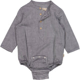 Wheat Main Romper Shirt Victor Suit 1108 dark blue