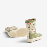 Wheat Footwear Rubber Boot Juno Rubber Boots 4150 green flowers
