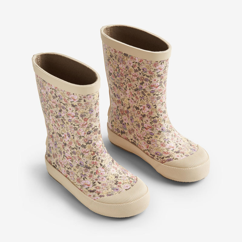 Wheat Footwear Rubber Boot Print Muddy Rubber Boots 9014 clam multi flowers