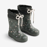 Wheat Footwear Rubber Boot Thermo Rubber Boot 9533 forest lake checked flowers