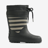 Wheat Footwear Rubber Boot Thermo Print Rubber Boots 0040 black stripe