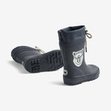 Wheat Footwear Rubber Boot Thermo Solid Rubber Boots 1158 navy bear