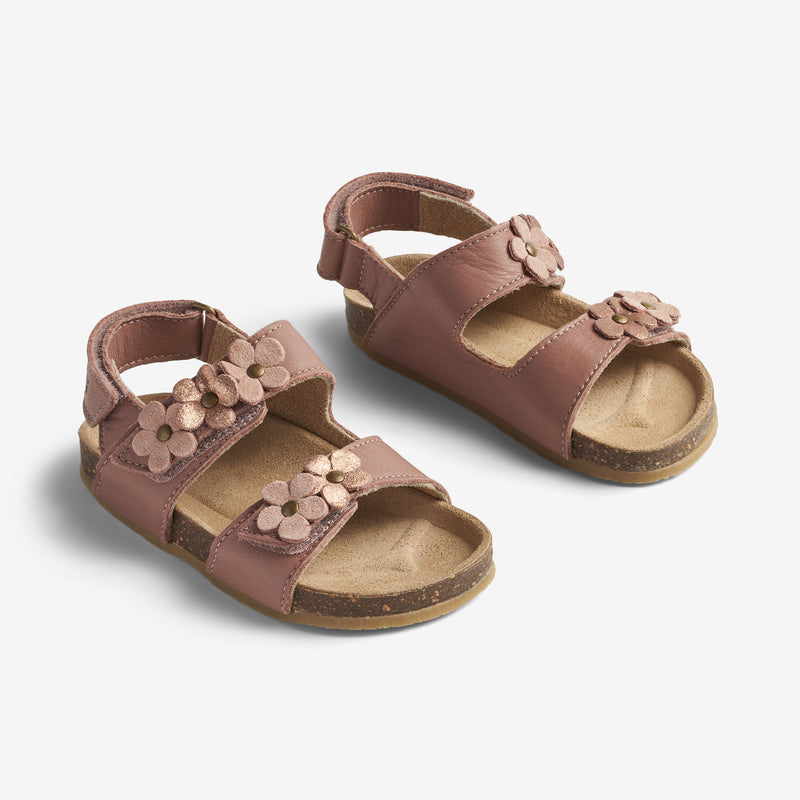 Wheat Footwear Sandal Clare Flower Sandal 2021 old rose
