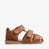 Wheat Footwear Sandal Closed Toe Bassi Sandals 9002 cognac