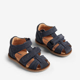 Wheat Footwear Sandal Closed Toe Baya Prewalker Sandals 1432 navy