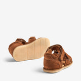 Wheat Footwear Sandal Closed Toe Baya Prewalker Sandals 9002 cognac